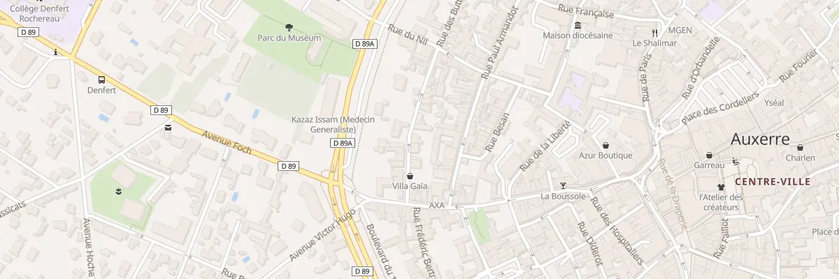 Plan du 12 Rue des Buttes à Auxerre