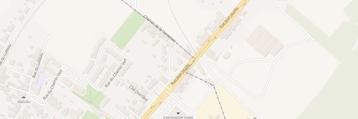Plan du 3B Rue Jean Jaurès à Escautpont