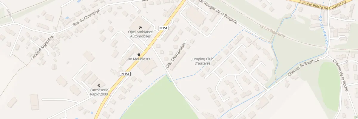 Plan du 8 All Champraisin à Auxerre