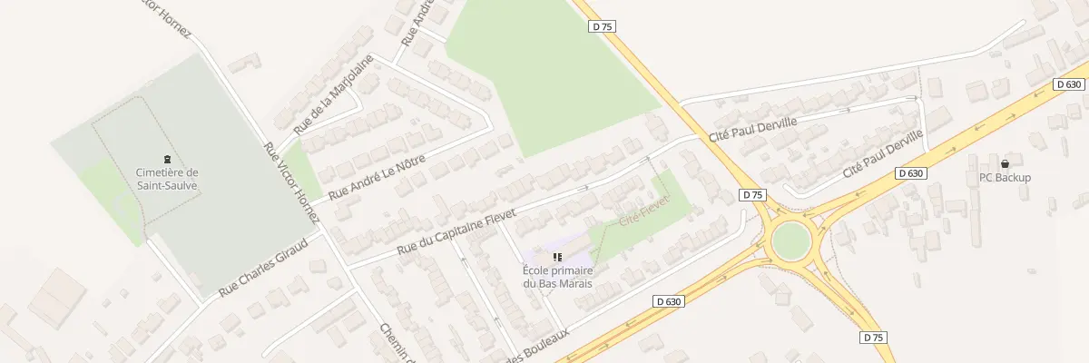 Plan du 31 Rue du Capitaine Fiévet à Saint-Saulve