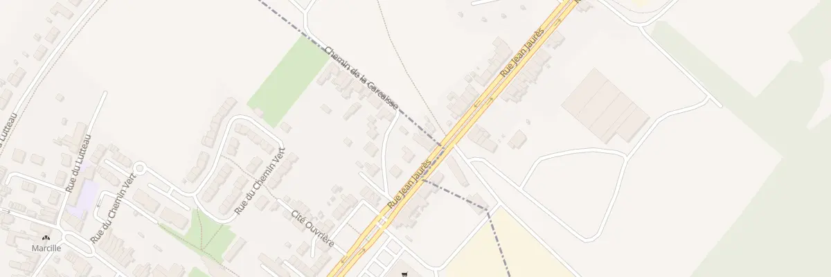 Plan du 3 Rue Jean Jaurès à Escautpont