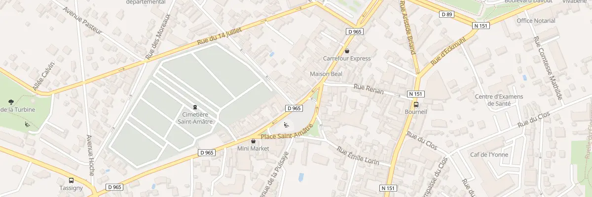 Plan du 42 Rue du 24 Août à Auxerre