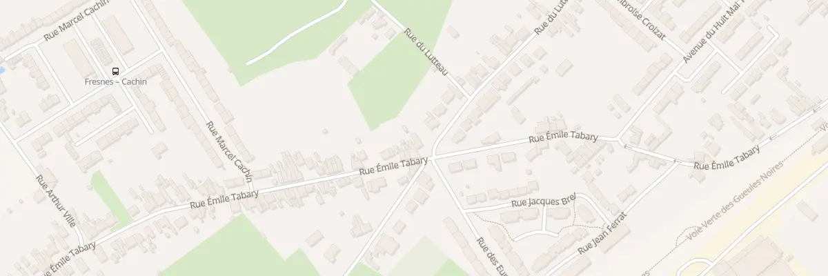 Plan du 618 Rue du Lutteau à Fresnes-sur-Escaut
