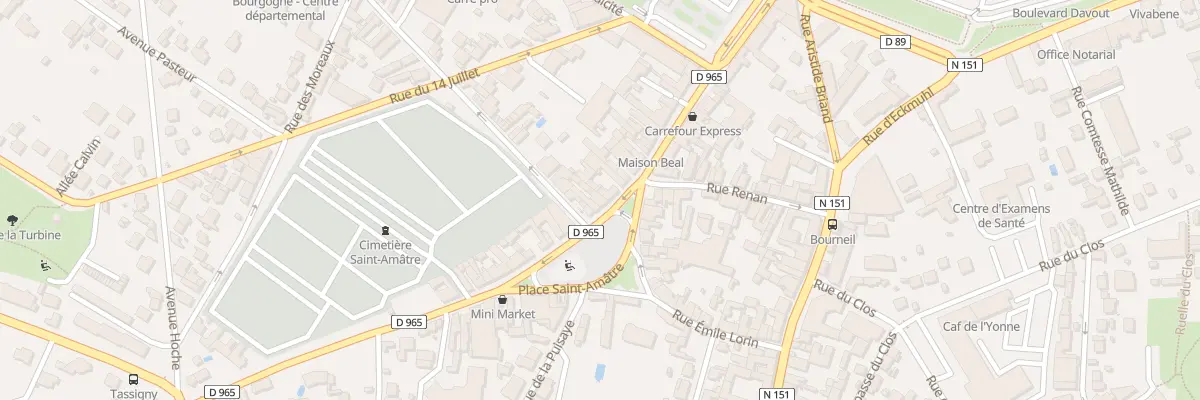 Plan du 38 Rue du 24 Août à Auxerre