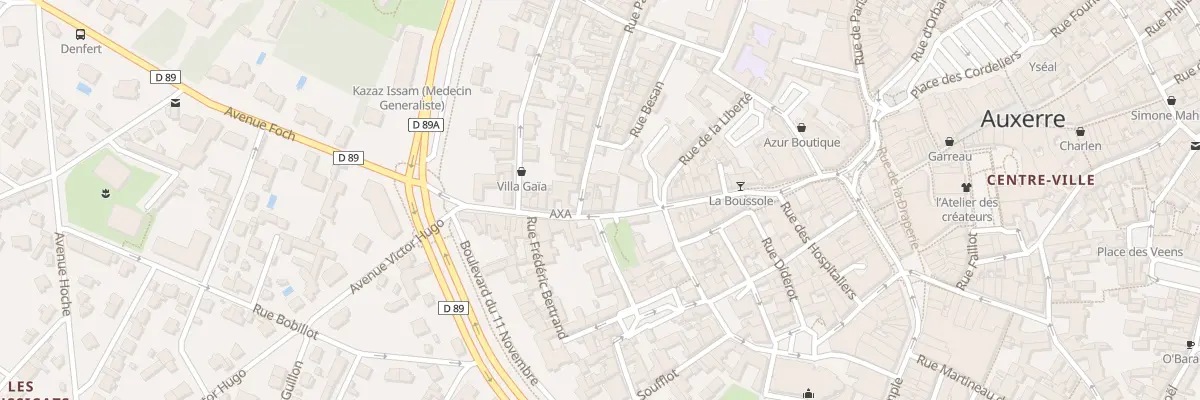 Plan du 30 Rue d’Égleny à Auxerre