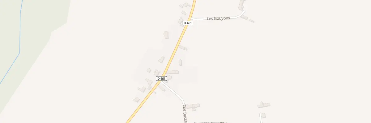 Plan du 5197 Les Gouillons à Thionne