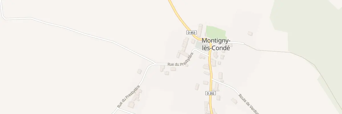 Plan du 6 Rue du Presbytère à Montigny-lès-Condé