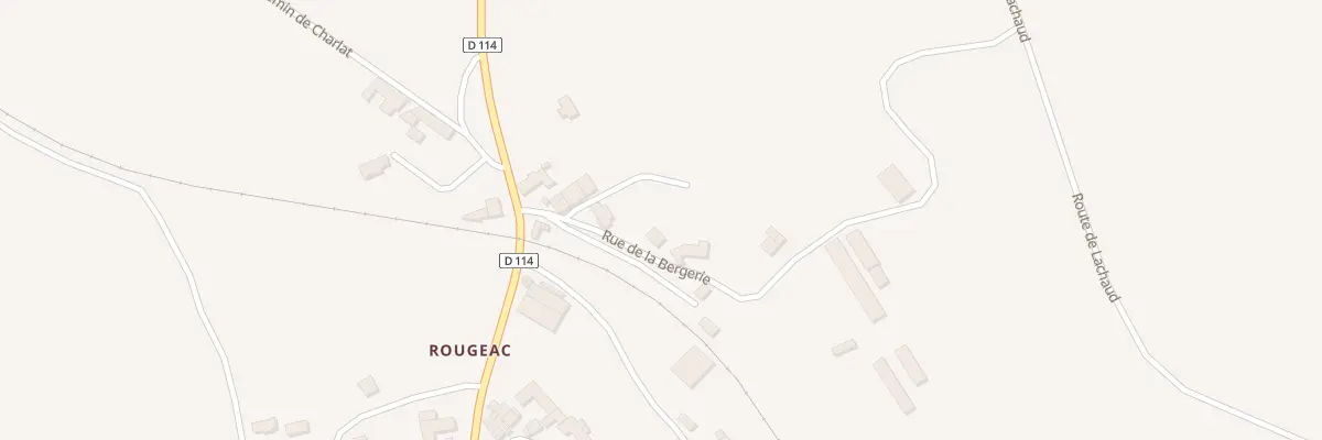 Plan du 7087A Rougeac à Mazeyrat-d’Allier