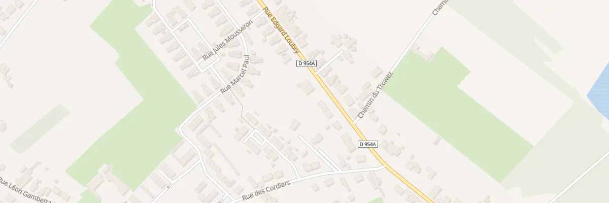 Plan du 1293 Rue Edgard Loubry à Fresnes-sur-Escaut