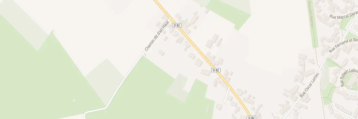 Plan du 407 Rue Georges Lannoy à Vieux-Condé