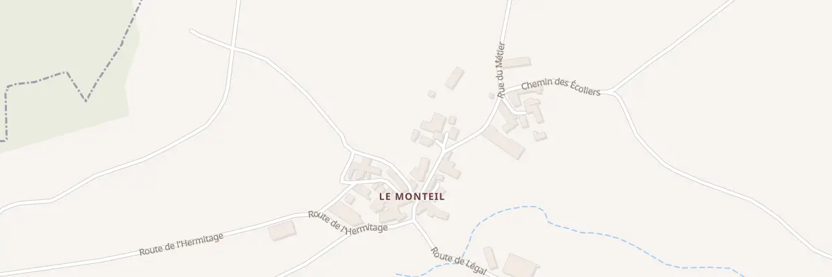Plan du 5099 Le Monteil à Saint-Julien-des-Chazes
