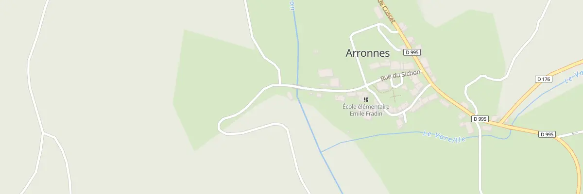Plan du 11 Rue du Sichon à Arronnes