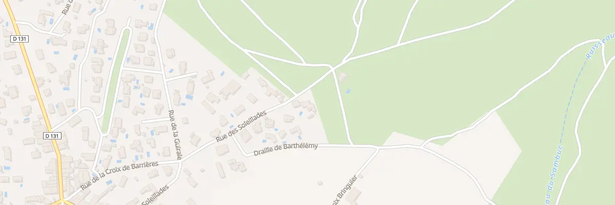 Plan du 20 Rue des Soleillades à Vendémian