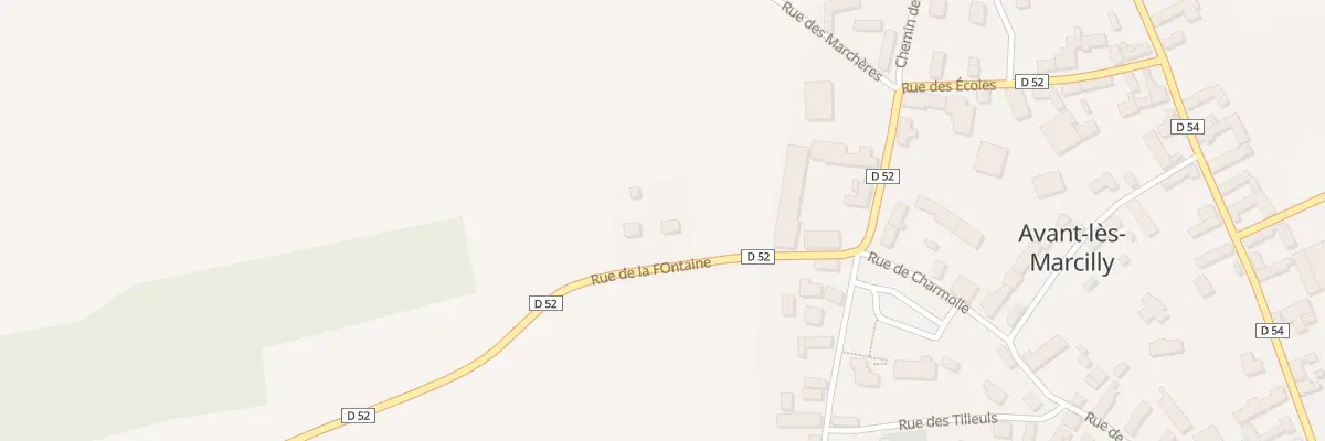 Plan du 6 Rue de la Fontaine à Avant-lès-Marcilly