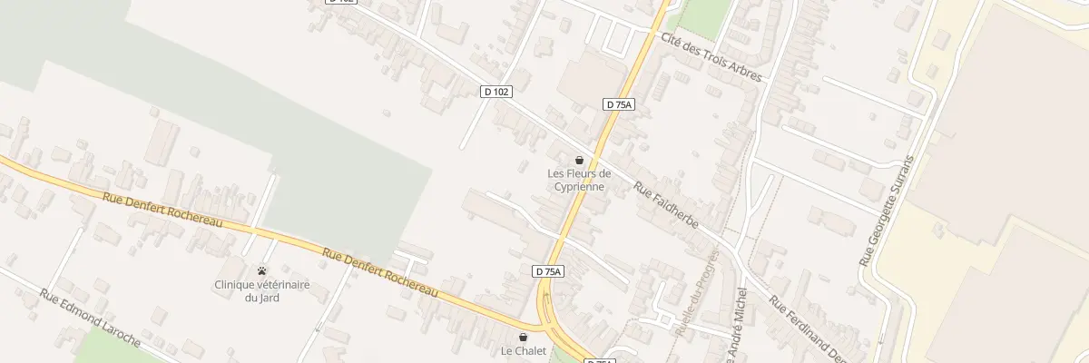 Plan du 267 Rue Victor Hugo à Vieux-Condé