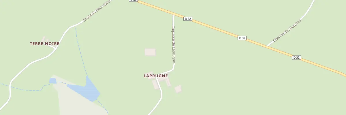 Plan du 5044 Laprugne à Servilly