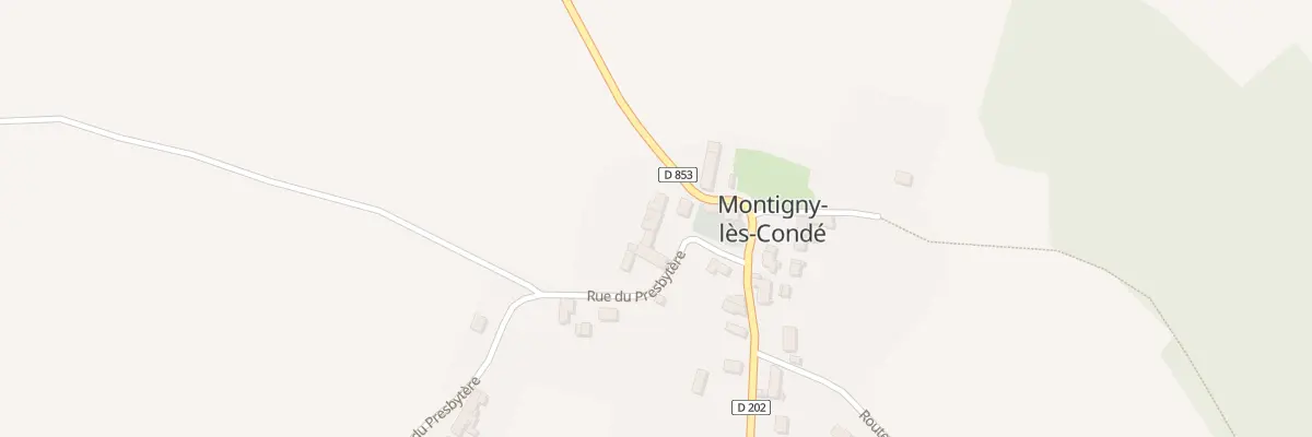Plan du 4 Rue du Presbytère à Montigny-lès-Condé