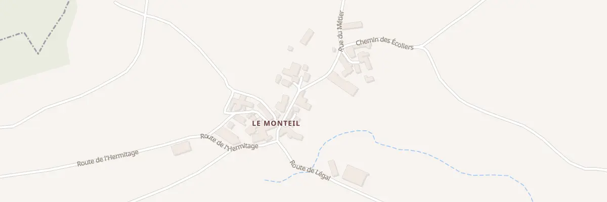 Plan du 5092 Le Monteil à Saint-Julien-des-Chazes