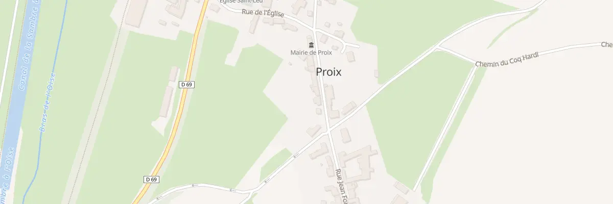 Plan du 12 Rue Jean Fontesse à Proix