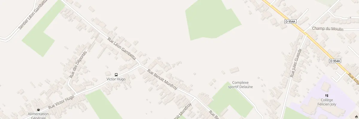 Plan du 350 Rue Benoit Montfroy à Fresnes-sur-Escaut