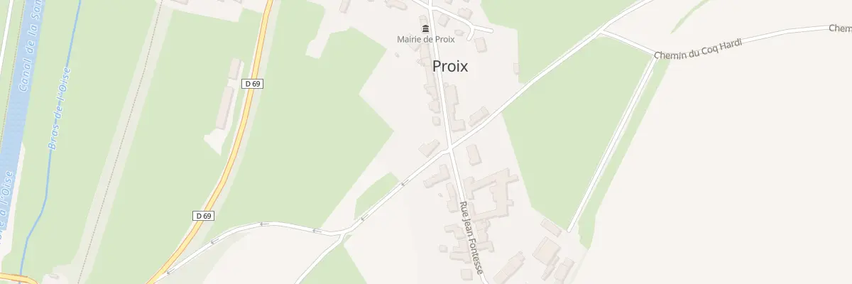 Plan du 16 Rue Jean Fontesse à Proix