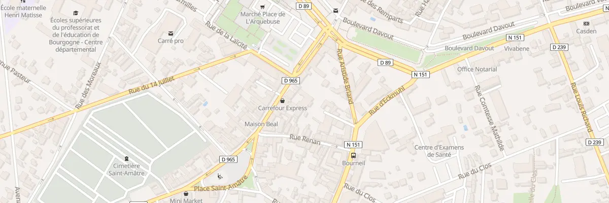 Plan du 9 Rue du 24 Août à Auxerre