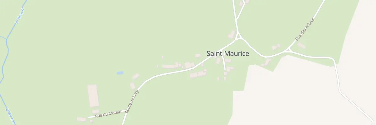 Plan du 2 Rte de Lucy à Saint-Maurice