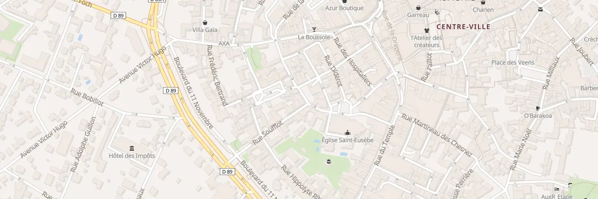 Plan du 3 Rue de l’Égalité à Auxerre
