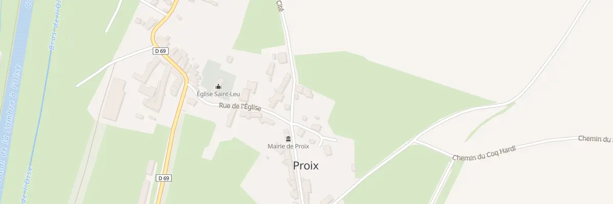 Plan du 4 Rue de la Cité à Proix
