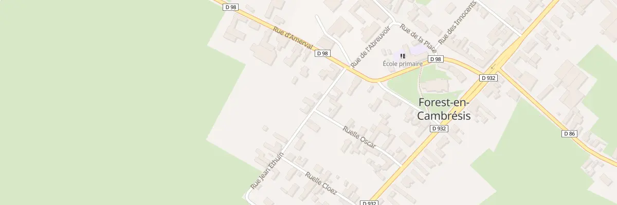 Plan du 6 Rue Jean Ethuin à Forest-en-Cambrésis