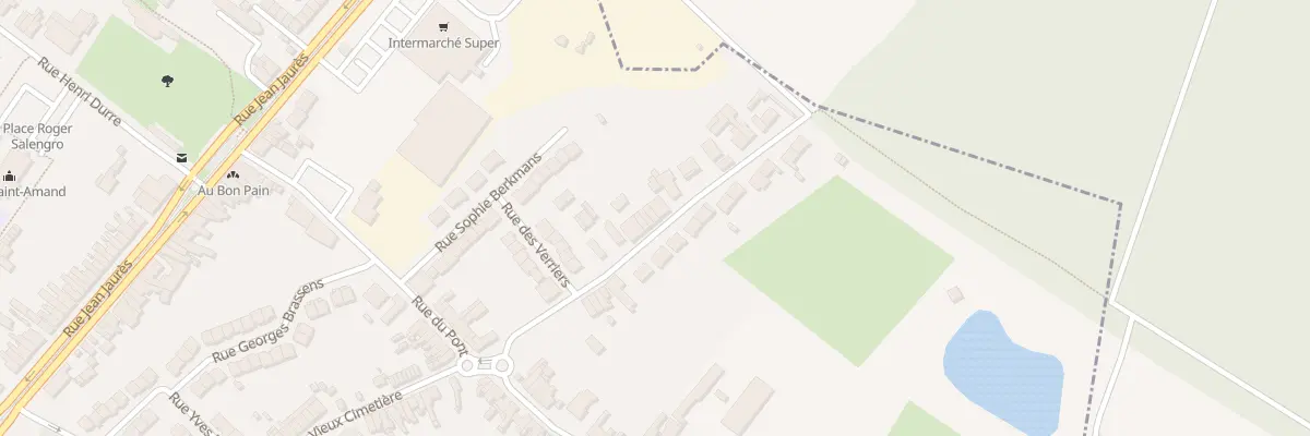 Plan du 17 Rue des Vivreux à Escautpont
