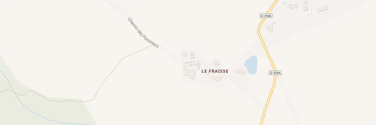 Plan du 5094 Le Fraisse à Sauviat