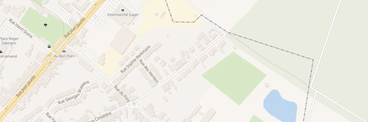 Plan du 19 Rue des Vivreux à Escautpont