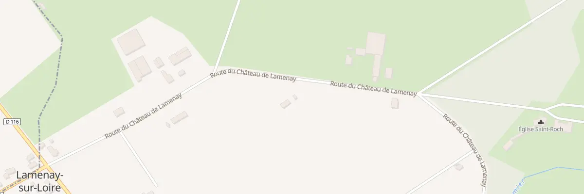 Plan du 6 Rte du Chateau de Lamenay à Lamenay-sur-Loire