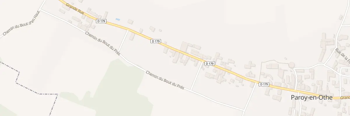 Plan du 47 Gr Gde Rue de Paroy (Paroy) à Paroy-en-Othe