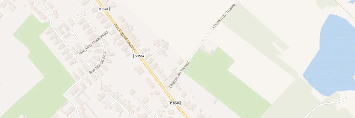Plan du 77 Che du Trowez à Fresnes-sur-Escaut
