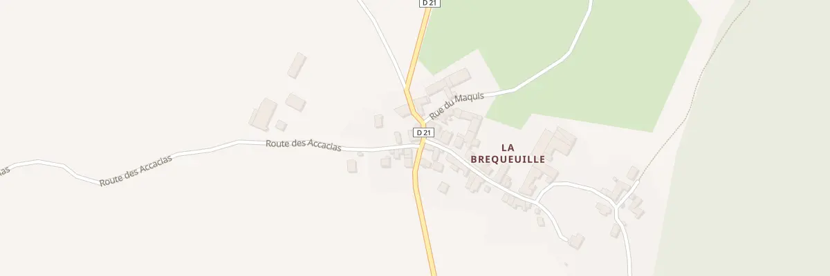 Plan du 5084 La Brequeuille à Mazerat-Aurouze