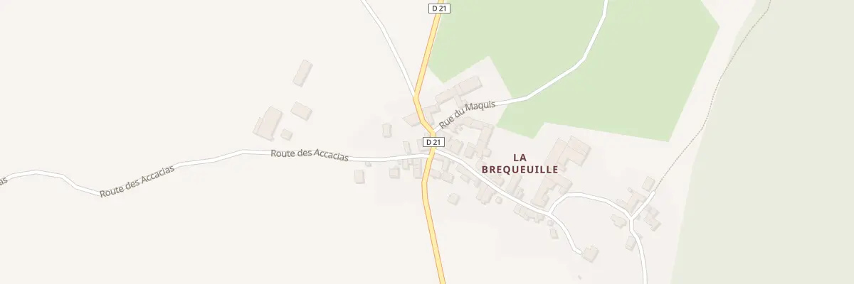 Plan du 5085 La Brequeuille à Mazerat-Aurouze