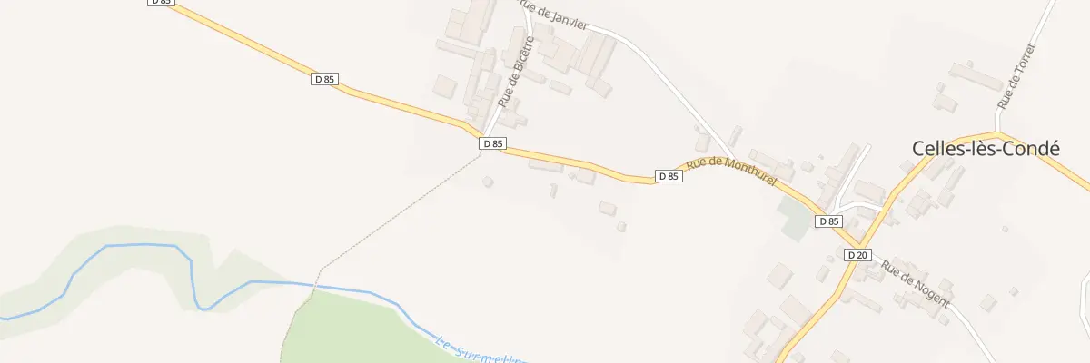 Plan du 17 Rue de Monthurel à Celles-lès-Condé