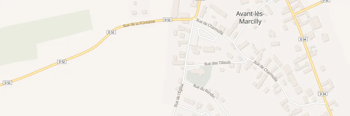 Plan du 12 Rue de l’Eglise à Avant-lès-Marcilly