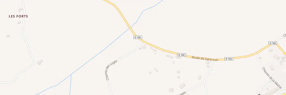 Plan du 5052 Les Loges à Thionne