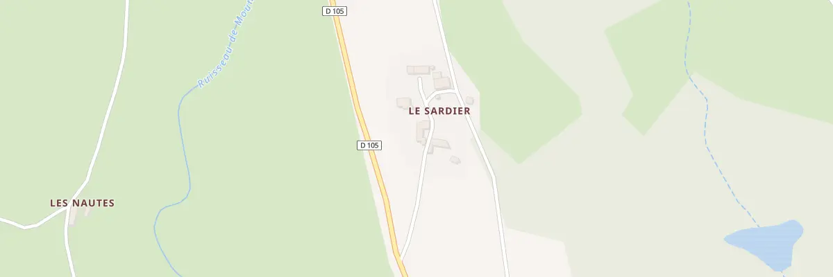 Plan du 5243 Sardier à Cunlhat