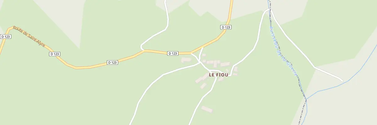 Plan du 5067 Le Fiou à Saint-Vert
