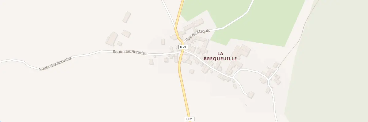 Plan du 5080 La Brequeuille à Mazerat-Aurouze