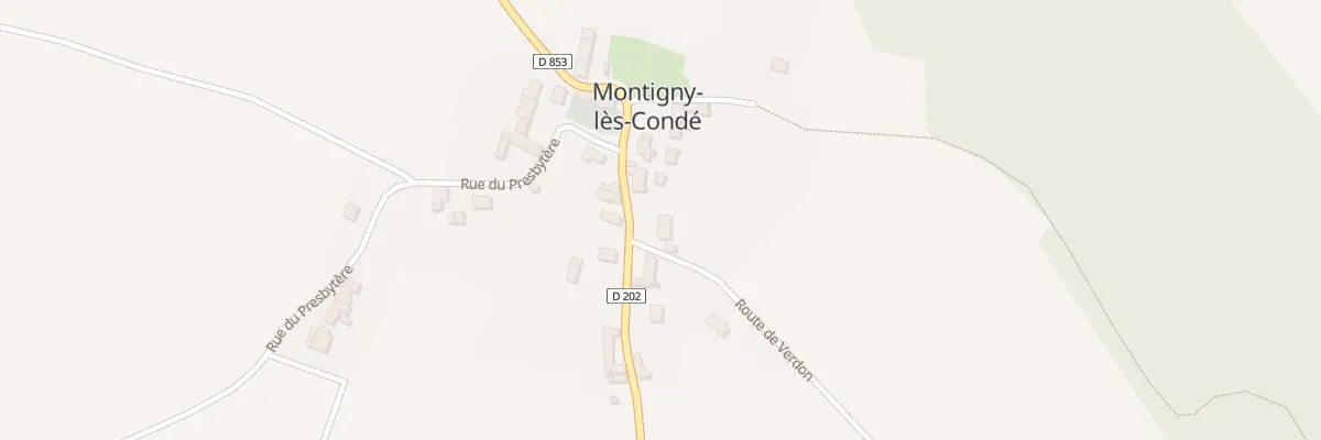 Plan du 1 Rte de Verdon à Montigny-lès-Condé