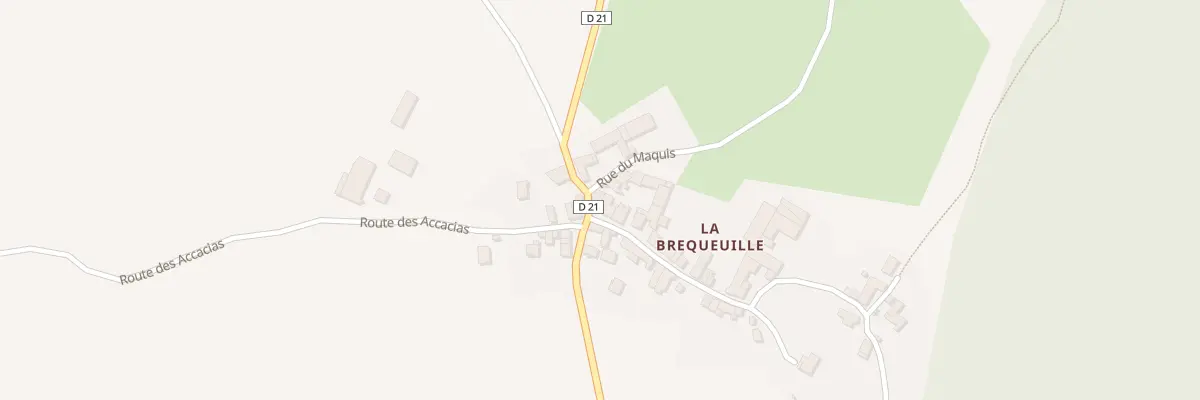 Plan du 5059 La Brequeuille à Mazerat-Aurouze