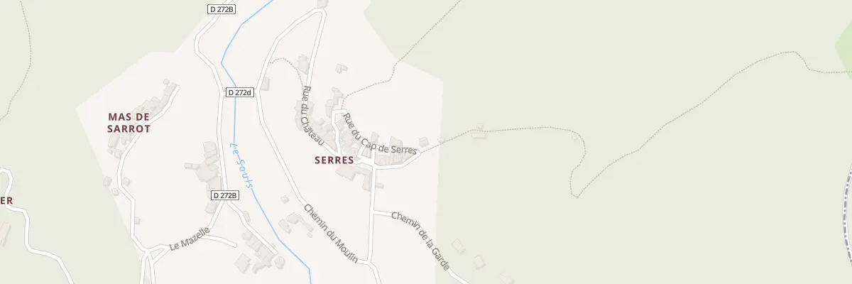 Plan du 5232 La Garde et Les Anglades à Bréau-Mars