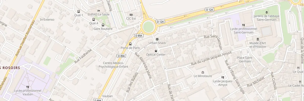 Plan du 145 Rue de Paris à Auxerre