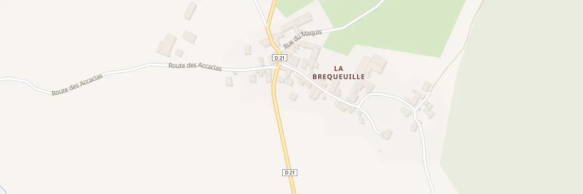 Plan du 5100 La Brequeuille à Mazerat-Aurouze