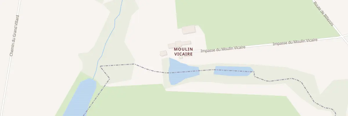 Plan du 12 Imp du Moulin Vicaire à Périgny